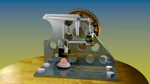 Stirling engine Ross yoke preview image